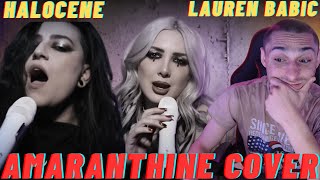 HALOCENE FT LAUREN BABIC  AMARANTHINE AMETHINE COVER OFFICIAL VIDEO EVFAMILYS REACTION [upl. by Ursuline]