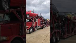 Dallas Mecum 24’ load1 mecumauctions peterbuilt carhauler carcarriers classiccars [upl. by Mair]