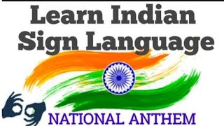 National anthem in sign language 🇮🇳🇮🇳 [upl. by Tteve]