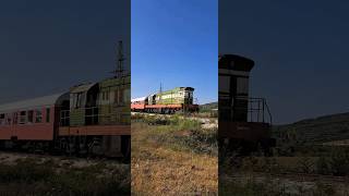 Albánie Lushnjë quotČmelákquot T6991059 train lokomotiva vlaky steam railway rail vlak [upl. by Ennahtur]