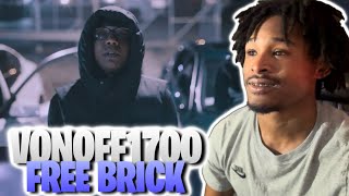 VONOFF1700  Free Brick FREESTYLE Official Music Video REACTION [upl. by Gun]