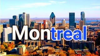 Montreal a city in Québec Canada set on an island in Saint Lawrence River named after Mt Royal [upl. by Ares]