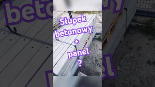 ⛏️🏗️Ogrodzenie panelowe na słupkach betonowych❓❓❓ ogrodzenie fence remontstaregodomu [upl. by Suzi]