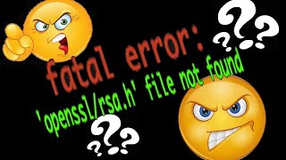 Fix quotfatal error opensslshah file not foundquot Mac M2 Air [upl. by Iroak]