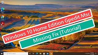 How To Enable Group Policy Editor gpeditmsc In Windows 10 Home Edition [upl. by Bekki]