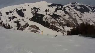 Saalbach  Piste 14 Zwölferkogel  Nordabfahrt [upl. by Leamsi]