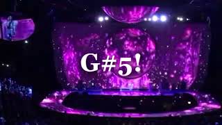 ARIANA GRANDE HITS G5 IN SWEETENER NOT A5 [upl. by Airenahs736]