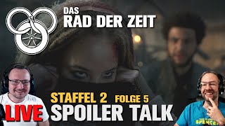 LIVE Das Rad der Zeit  Staffel 2 Folge 5 quotDamanequot  Kritik und Spoiler Talk mit medienberauscht [upl. by Burta]