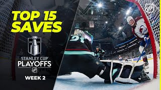 MustSee NHL Saves from Week 2  2023 Stanley Cup Playoffs [upl. by Trevlac]