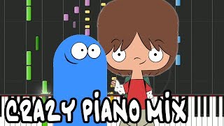 Crazy Piano Mix quotFOSTERS HOME FOR IMAGINARY FRIENDSquot Theme Song [upl. by Airotahs71]