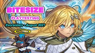 YuGiOh Bitesize Playtesting Exorsisters  August 2021 [upl. by Xet817]