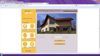 Comment créer un compte à distance sans clavier LCD pour lalarme Protexiom   Somfy [upl. by Nueovas770]