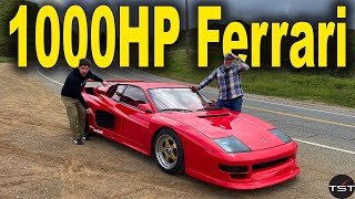 This 1000HP Testarossa is INSANE  TheSmokingTire [upl. by Ryley]