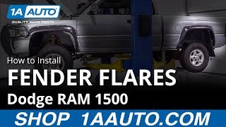 How to Install Fender Flares 9402 Dodge RAM 1500 [upl. by Castro]