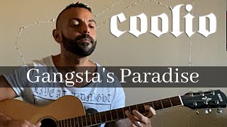 Coolio  Gangstas Paradise  Acoustic Guitar Cover Instrumental [upl. by Sine]