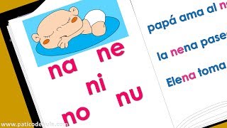 Sílabas ma me mi mo mu  El Mono Silabo  Videos Infantiles  Educación para Niños en Español [upl. by Calendre]