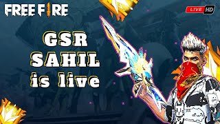 GSRSAHIL Is Live FREE FIRE RANK PUSH [upl. by Eelah]