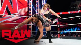 Bianca Belair vs Doudrop Raw Dec 6 2021 [upl. by Hymie]