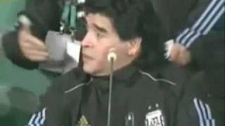 MARADONA VS MULLER WORLD CUP SUDAFRICA 2010 [upl. by Ricoriki111]