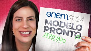 Estude Este Modelo de Redação Tire Nota 1000 no Enem [upl. by Gnirps]