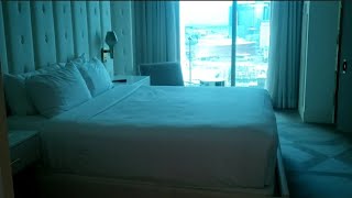 DELANO Las Vegas  King Suite 27811 roomtour hotel lasvegas mgm delano subscribe [upl. by Atteyek248]