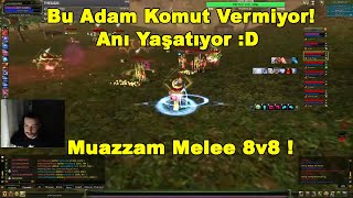 S3mpatiKK  Bu Adam Komut Vermiyor Anı Yaşatıyor D Muazzam 8v8 Melee VS  Knight Online [upl. by Gnolb]