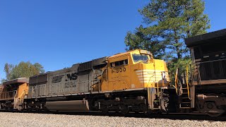 NS 1800 trails on NS 44R through Varnell GA going southbound [upl. by Omixam]