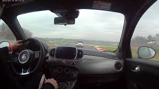 MY FIRST TIME VALLELUNGA ABARTH 595 PISTA VS POLO GTI [upl. by Hamish]