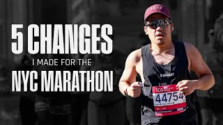 5 changes i made for the 2024 nyc marathon [upl. by Anelram276]