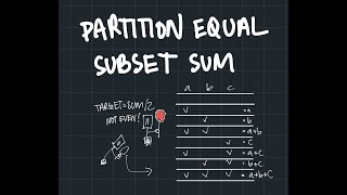 Partition Equal Subset Sum  LeetCode live no edit [upl. by Melisa87]