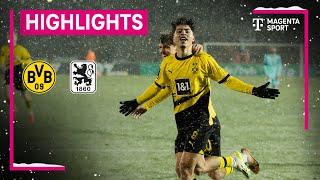 Borussia Dortmund II  TSV 1860 München  Highlights 3 Liga  MAGENTA SPORT [upl. by Laenej]