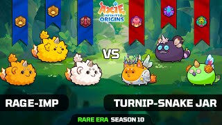 RAGEIMP vs TURNIPSNAKE JAR  SEASON 10  AXIE INFINITY ORIGINS [upl. by Ayotas213]