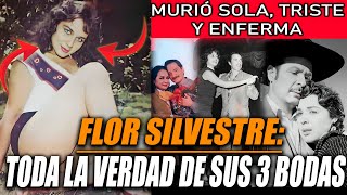 ASÍ FUE LA VIDA DE FLOR SILVESTRE  TUVO 3 MATRIMONIOS 2 FRACASADOS  MURIÓ SOLA TRISTE Y ENFERMA [upl. by Sawyer856]