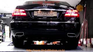 W212 E220 CDI HEART EXHAUST SYSTEM [upl. by Irret112]