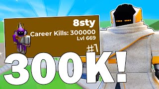 I Hit 300000 KILLS in Roblox Arsenal [upl. by Yennep]