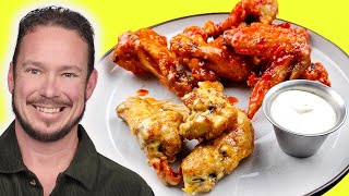 The EASY Crispy Chicken Wings Recipe Youre CRAVING  My Sticky Wing Sauce [upl. by Yekcir320]