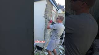 Removing old Render tips plastering construction diy [upl. by Kalle88]