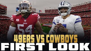 49ers vs Cowboys First Look [upl. by Gnirps]