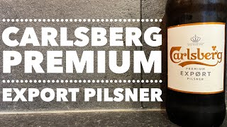 Carlsberg Export Pilsner Lager Review [upl. by Icram]