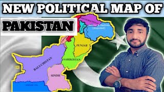 New Political  Map of Pakistan  How To Draw The Proper Map of Pakistan By Iftikhar Raees [upl. by Ttegirb]