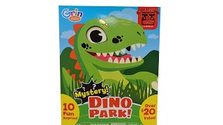 Dino Park Surprise Mystery Box with 10 Surprises Unboxing Review [upl. by Aronos]