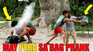 TAONG GRASA NAKA PULOT NG BAG NA MARAMING PERA PRANK [upl. by Ennayehc923]