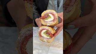 Opening up the GODMOTHER HERO from Anthony amp Son Panini Shoppe in Brooklyn 🥖🤤 DEVOURPOWER asmr [upl. by Losiram]