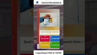 Linguistique Sémantique  Langues et compréhension pour TAFEM et ENA quiz [upl. by Aniuqahs]