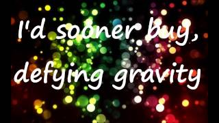 Glee Cast Defying Gravity Kurt Solo Lyrics [upl. by Ardni447]