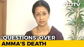 In Letter To PM Actor Gautami Flags Unanswered Questions On Jayalalithaa [upl. by Zaller]