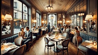 Paris Lounge Jazz  Elegant Evening Ambience in a Stylish Restaurant [upl. by Koetke849]