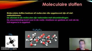 bindingen in metalen zouten en moleculaire stoffen [upl. by Strawn]