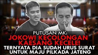 JOKOWI KECOLONGAN KAESANG KECELE TERNYATA DIA SUDAH URUS SURAT UNTUK MAJU PILKADA JATENG [upl. by Hotze904]