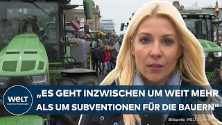 DEUTSCHLANDBLOCKADE quotEs droht Chaosquot – Auch andere Branchen wollen sich den Bauern anschließen [upl. by Ahsieker]